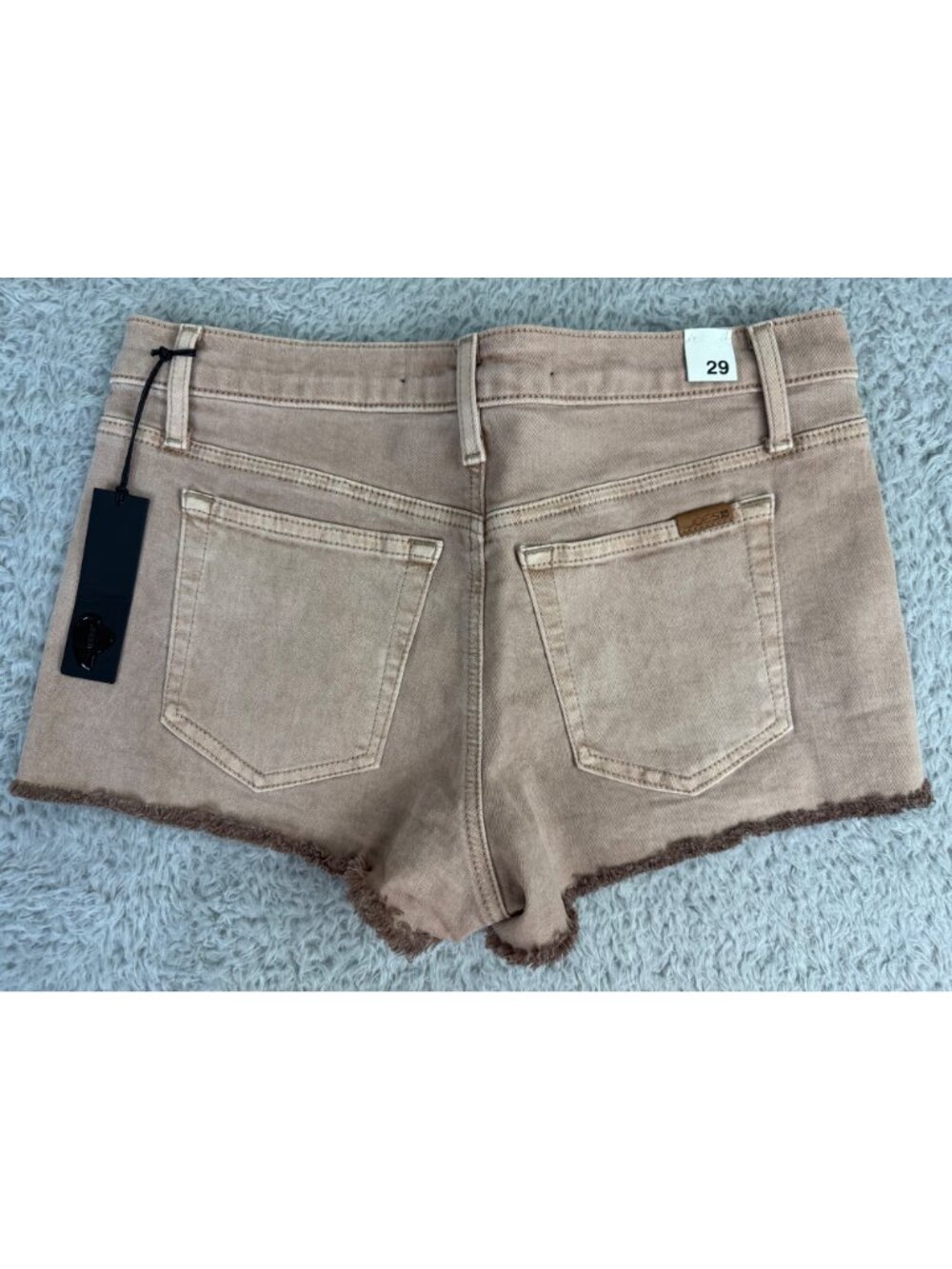 Joes Blush Denim Shorts Womens 29 Frayed Hem Retro Hippie Beach Travel - Picture 2 of 11